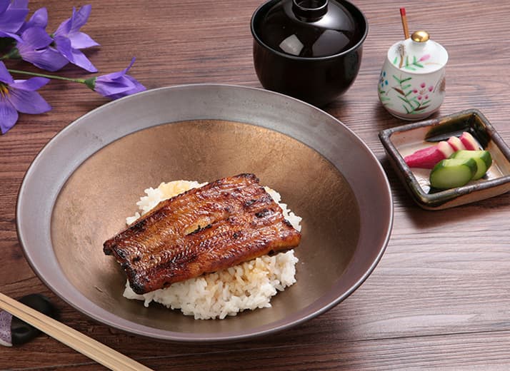 ミニうな丼　鰻半匹｜浜松 うなぎランチ｜浜名湖うなぎ 元城亭