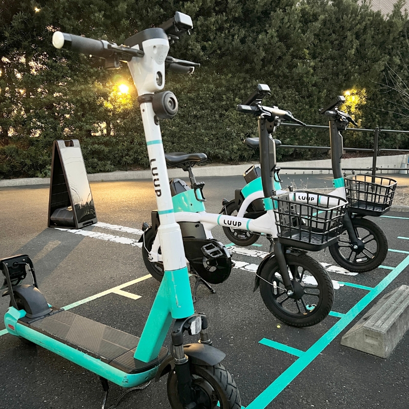 シェアリングサービス「LUUP」ポートが登場