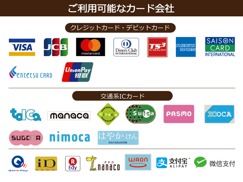 電子マネーおよびモバイル決済でお支払いがさらに便利に！｜おすすめ情報｜ホテルコンコルド浜松【公式】サイト