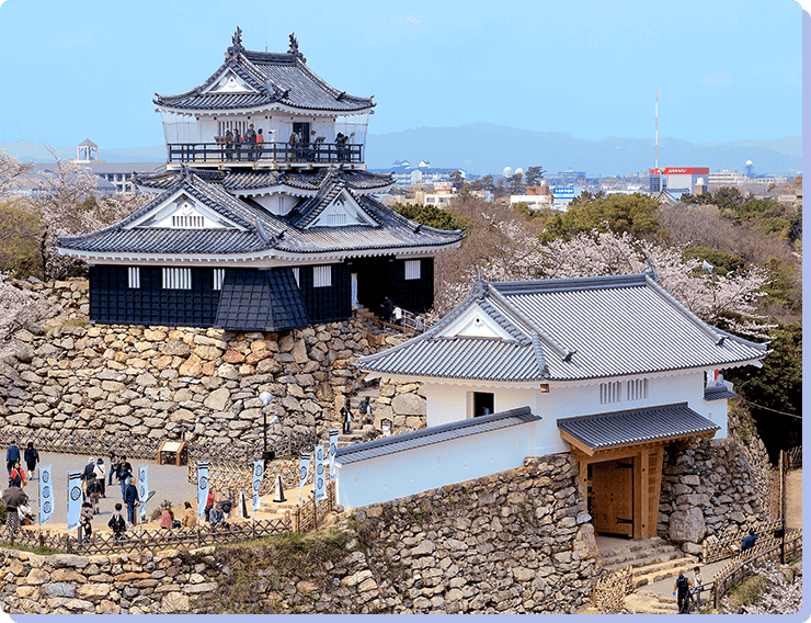 天守閣から浜松を一望 浜松城