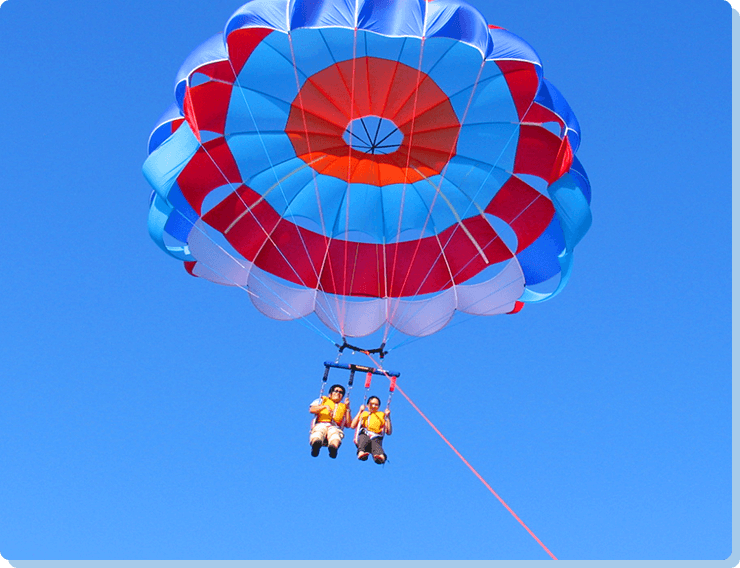 浜名湖でアクティビティ体験 パラセーリング ほか